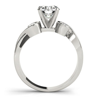 ENGAGEMENT RINGS 3 STONE ROUND