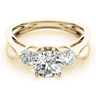 ENGAGEMENT RINGS 3 STONE ROUND