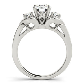 ENGAGEMENT RINGS 3 STONE ROUND