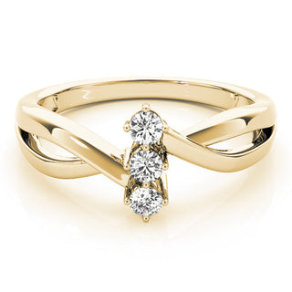 ENGAGEMENT RINGS 3 STONE ROUND