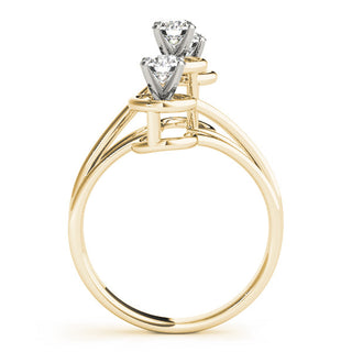 ENGAGEMENT RINGS 3 STONE ROUND