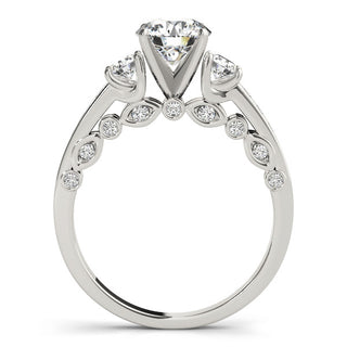 ENGAGEMENT RINGS 3 STONE ROUND