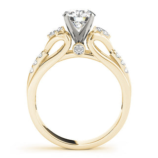 ENGAGEMENT RINGS 3 STONE ROUND