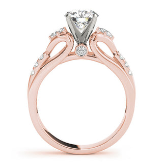 ENGAGEMENT RINGS 3 STONE ROUND