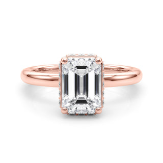 ENGAGEMENT RINGS EMERALD CUT HALO