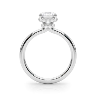 ENGAGEMENT RINGS EMERALD CUT HALO