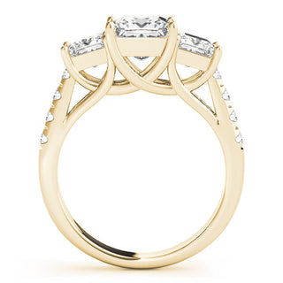 ENGAGEMENT RINGS 3 STONE PRINCESS