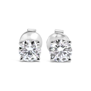 3.024 CTW LGD Diamond Stud Earrings:  Luxury Brilliance for Everyday Elegance