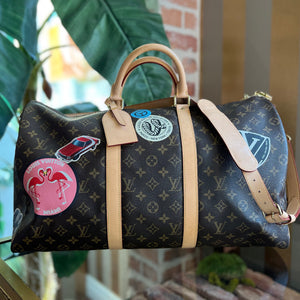 LOUIS VUITTON Monogram World Tour Keepall Bandouliere 50