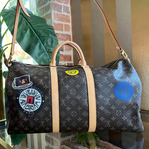 LOUIS VUITTON Monogram World Tour Keepall Bandouliere 50