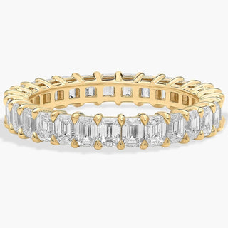 Emerald Cut Diamond Eternity Ring In 14k Yellow Gold (2 Ct. Tw.)