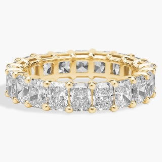 Lab Grown Diamond Radiant Cut Eternity Ring In 14k Yellow Gold (5 Ct. Tw.)