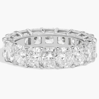 Lab Grown Diamond Radiant Cut Eternity Ring In Platinum (7 Ct. Tw.)