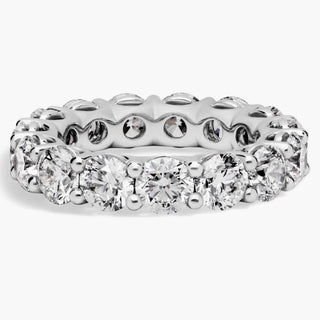 Lab Grown Diamond Low Dome Eternity Ring In 14k White Gold (6 Ct. Tw.)