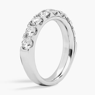 Lab Grown Diamond Pave Band In 14k White Gold (1 1/2 Ct. Tw.)