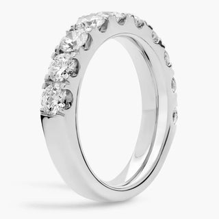 Lab Grown Diamond Pave Band In 14k White Gold (2 Ct. Tw.)