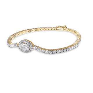 8.602 LGD Diamond Tennis Bracelet