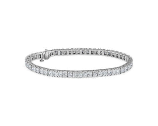 Princess Diamond Tennis Bracelet In 14k White Gold (13 Ct. Tw.)