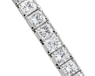 Princess Diamond Tennis Bracelet In 14k White Gold (13 Ct. Tw.)