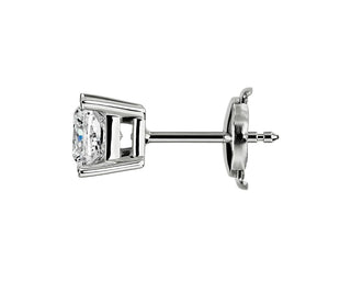 Princess Cut Diamond Stud Earrings In 14k White Gold (1 1/2 Ct. Tw.)