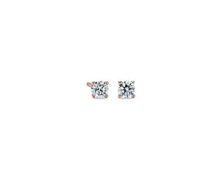 Diamond Stud Earrings In 14k Rose Gold (1/2 Ct. Tw.)