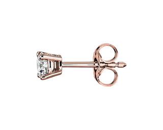 Diamond Stud Earrings In 14k Rose Gold (1/2 Ct. Tw.)