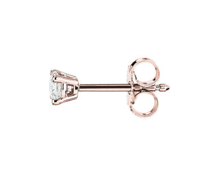 Diamond Stud Earrings In 14k Rose Gold (1/3 Ct. Tw.)