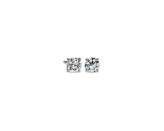 Diamond Earrings In Platinum (1 Ct. Tw.)