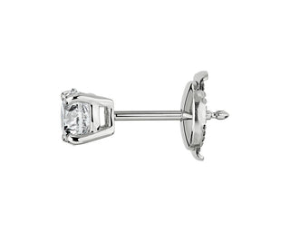 Diamond Earrings In Platinum (1 Ct. Tw.)