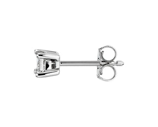 Princess Cut Diamond Stud Earrings In Platinum (1/3 Ct. Tw.)