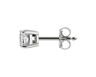 Princess Cut Diamond Stud Earrings In Platinum (3/4 Ct. Tw.)