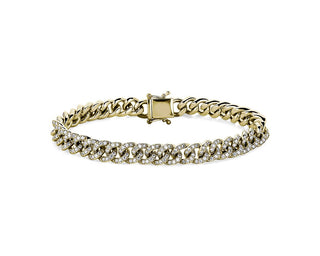 Diamond Link Bracelet In 14k Yellow Gold (3 1/3 Ct. Tw.)