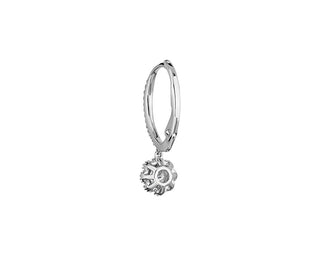 Three Stone Drop Earrings In 14k White Gold (1 Ct. Tw.)