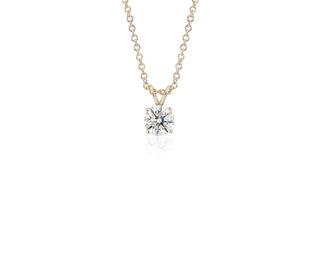 Diamond Solitaire Pendant In 14k Yellow Gold (1 Ct. Tw.)