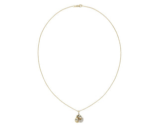 Love Knot Pendant In 14k Yellow Gold (1/3 Ct. Tw.)