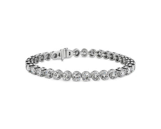 Lab Grown Diamond Tennis Bracelet In 14k White Gold (10 Ct. Tw.)