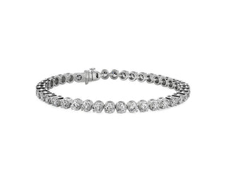 Lab Grown Diamond Tennis Bracelet In 14k White Gold (7 Ct. Tw.)