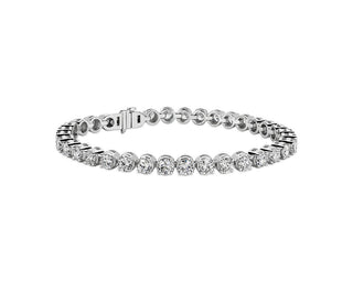 Lab Grown Diamond Tennis Bracelet In 14k White Gold (8 Ct. Tw.)