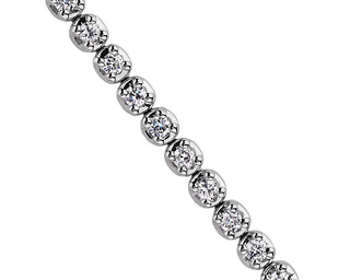 Lab Grown Diamond Tennis Bracelet In 14k White Gold (1 Ct. Tw.)