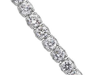 Rollover Diamond Tennis Bracelet In 14k White Gold (3 Ct. Tw.)