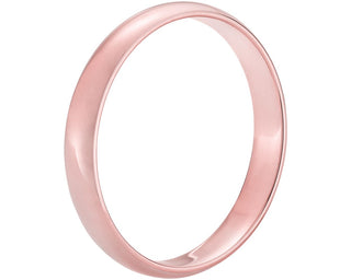 Traditional 14k rose gold wedding ring (3mm)