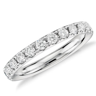 Riviera Pavé Diamond Ring In 14k White Gold (1/2 Ct. Tw.)