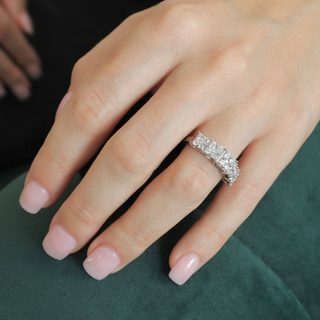 1.138 CTW LGD Diamond Quintuple Set Ring | Neptunes Jewelry.