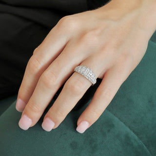 1.350 CTW LGD Diamond Dome Ring - Exquisite Elegance by Neptunes Jewelry