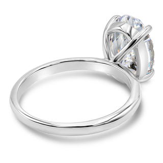 3.5 Ct. Flawless Simulated Diamond Solitaire Engagement Ring in 14K Plated White Gold