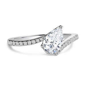 0.922 CTW LGD Diamond Pavé Engagement Ring - Neptunes Jewelry