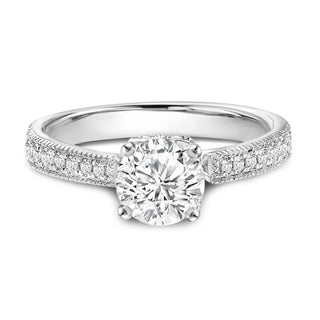 1.361 CTW LGD Diamond Pave Engagement Ring - Neptunes Jewelry