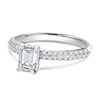 0.959 CTW LGD Diamond Pave Engagement Ring | Neptunes Jewelry