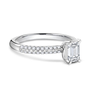 0.959 CTW LGD Diamond Pave Engagement Ring | Neptunes Jewelry