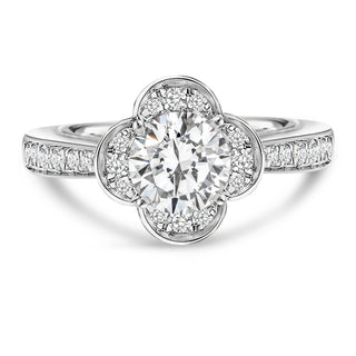 Discover the 1.247 CTW LGD Diamond Floral Engagement Ring | Neptunes Jewelry